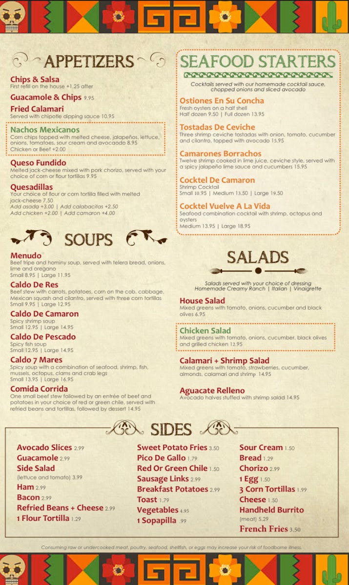 Adelitas Mexican Restaurant Menu - Image 5